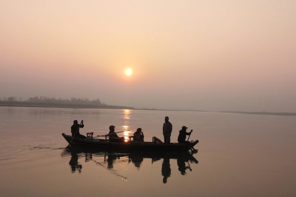 Boating at the Narayani River