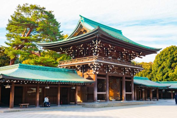 Meiji Shrine located in Shibuya