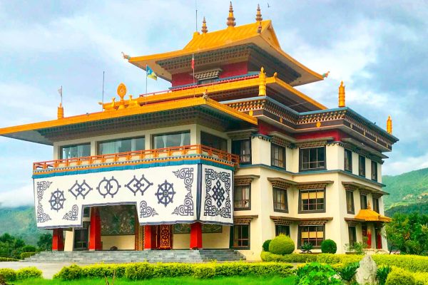 Neydo-monastery-on-top-of-a-hill-in-Nepal