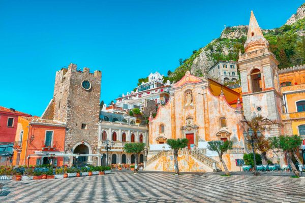 Taormina-and-San-Giuseppe-church-Sicily